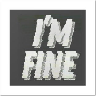 I'm Fine / Logo Graphic Design Font Posters and Art